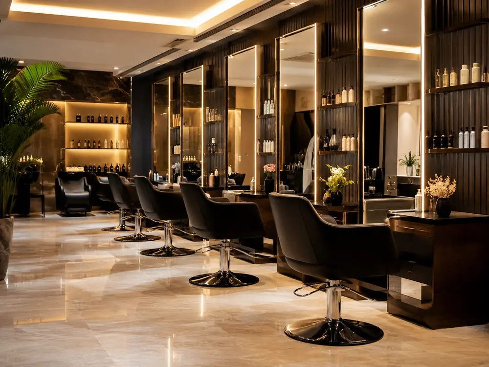 Premium salon interior