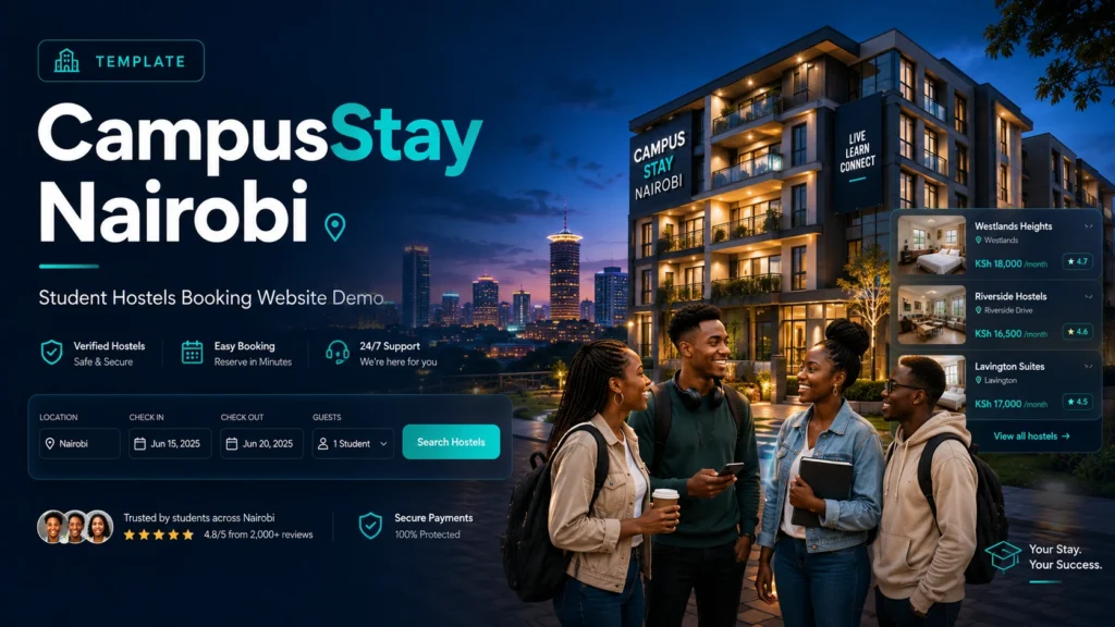 CampusStay Nairobi Hostel Booking Demo