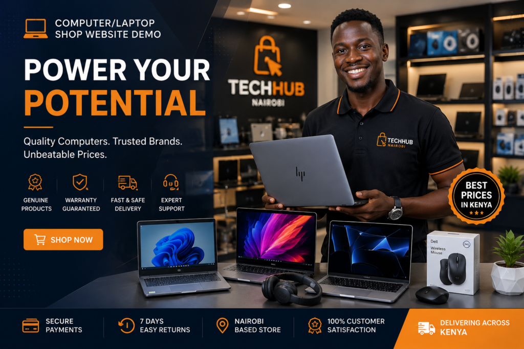 Computer & Laptop Shop Website Demo