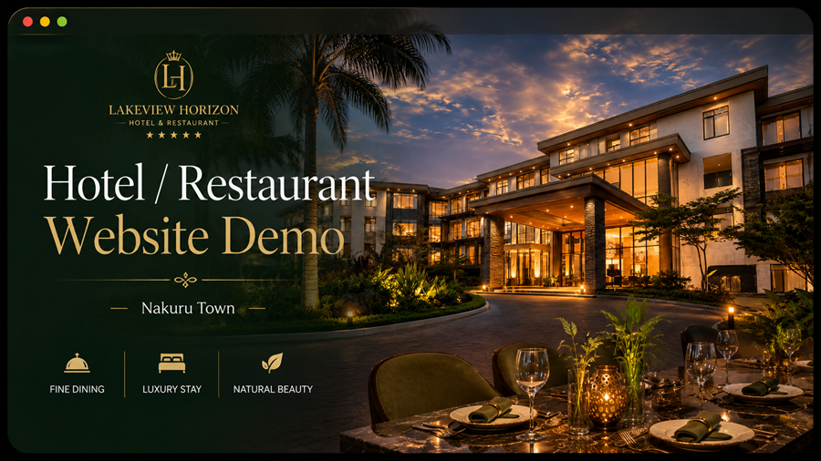 Hotel / Restaurant Website Demo