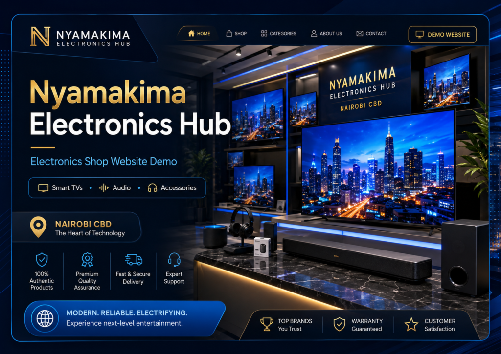 Nyamakima Electronics Hub Demo